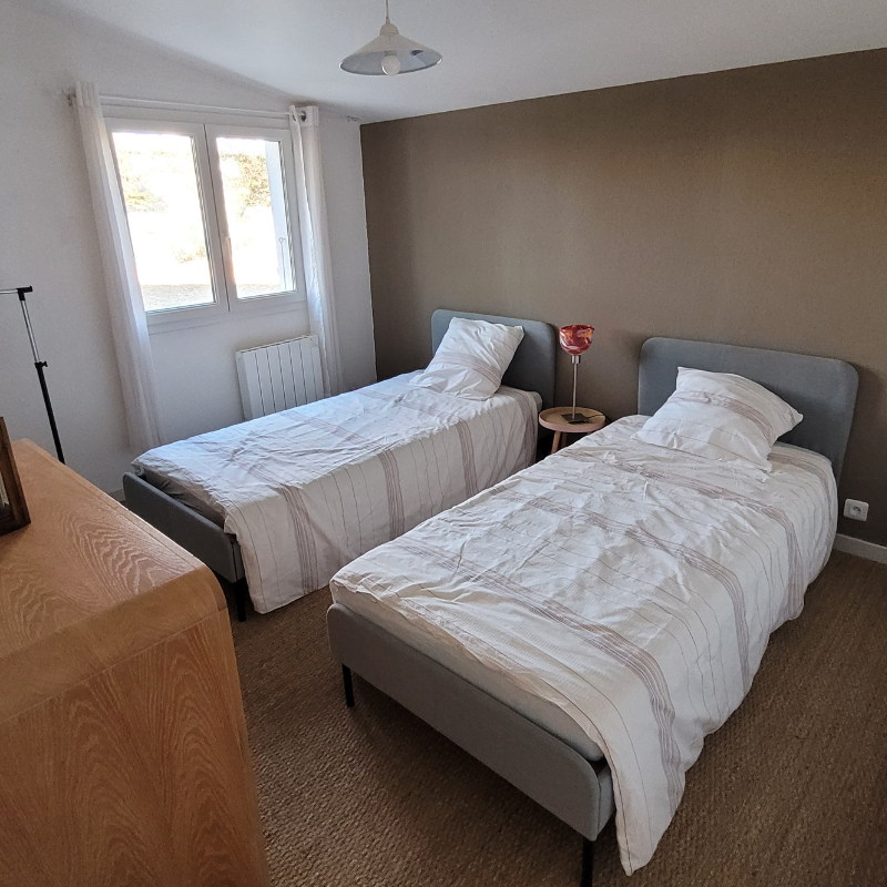 La chambre secondaire ou pour les enfants.